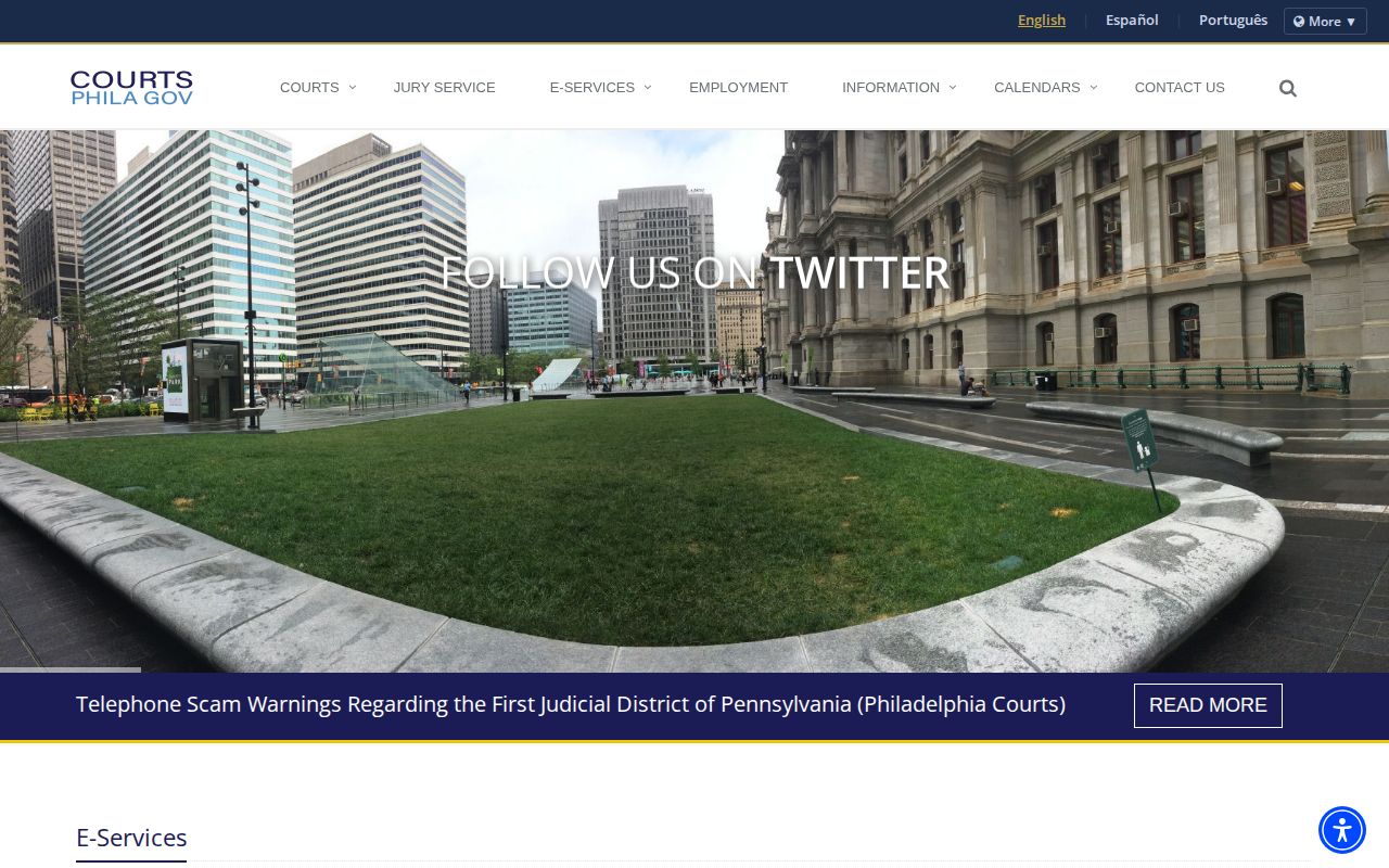 Philadelphia County court portal for projected release date records